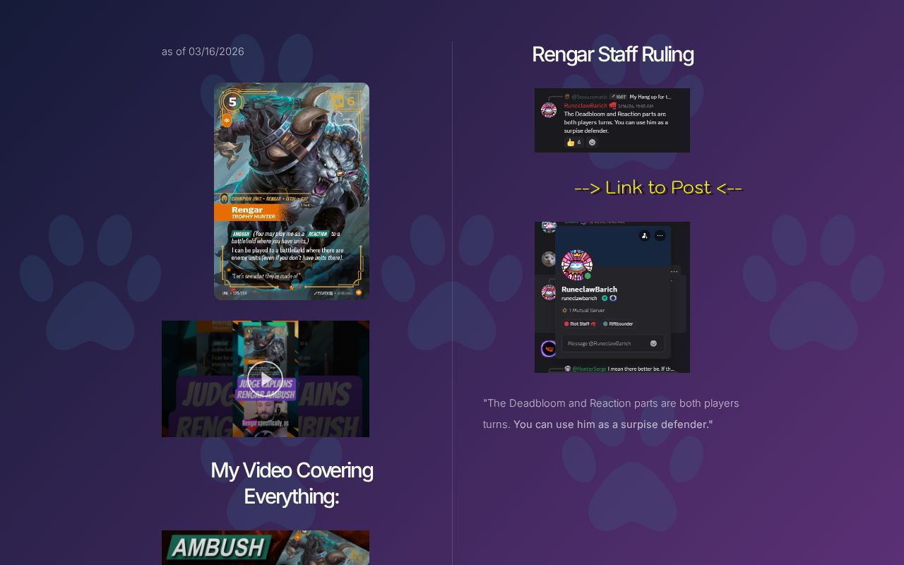 Carrd profile picture for @rengar